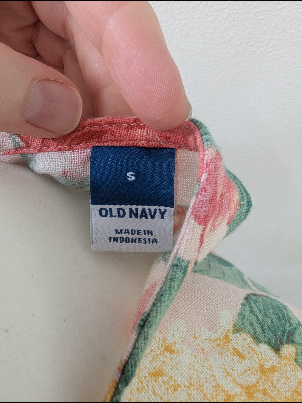 Old Navy Pink Floral Wrap Maxi Dress - Picture 2 of 4
